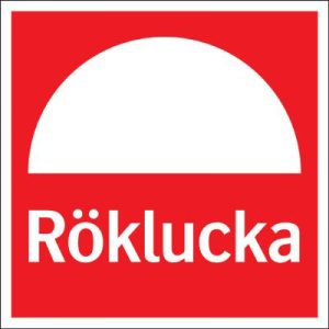 Reflex Brandskylt Brand Röklucka