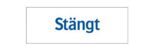 Ordningsskylt Stängt