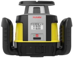 Roterande laser Leica Rugby CLH med CLX 300