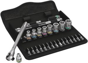Hylsnyckelsats SA7 Metal Combo metrisk Wera