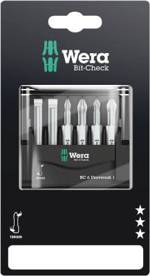 Bitssats Wera Bit-Check 6 Universal
