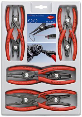 Precisionslåsringstänger för invändiga och utvändiga låsringar, Knipex 00 20 04 SB