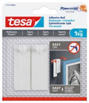 Självhäftande spik för texturerad yta Tesa