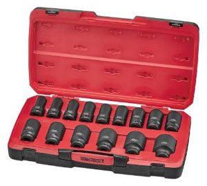 17 delars krafthylssats med 3/4" fyrkantsfäste Teng Tools T9417L