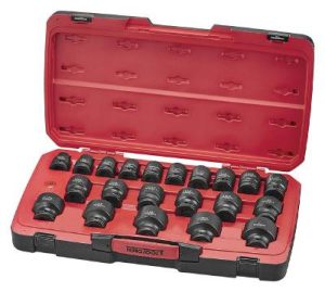 23 delars krafthylssats med 3/4" fyrkantsfäste Teng Tools T9423AF
