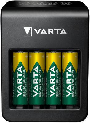 Batteriladdare för vägguttag med LCD-display Varta