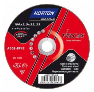 Kapskiva NORTON Vulcan för metall (300 x 3.5 x 22.23)