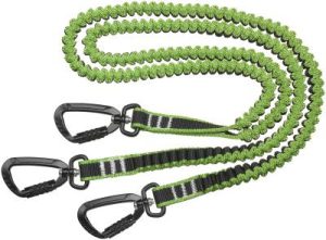Stropp elastisk med 3 karbinhakar