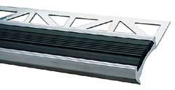 Trappnos aluminium silvereloxerad KGC