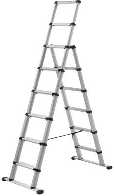 Teleskopisk kombistege Combi Telesteps