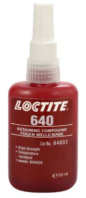 Cylindrisk fastsättning Loctite 640