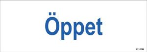 Ordningsskylt Unigraphics Branddörr skall hållas stängd