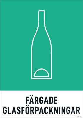 Miljödekal Unigraphics Färgat glas