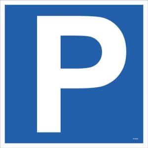 Parkeringsskylt Unigraphics Parkering P