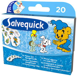 Plåster Salvequick Bamse