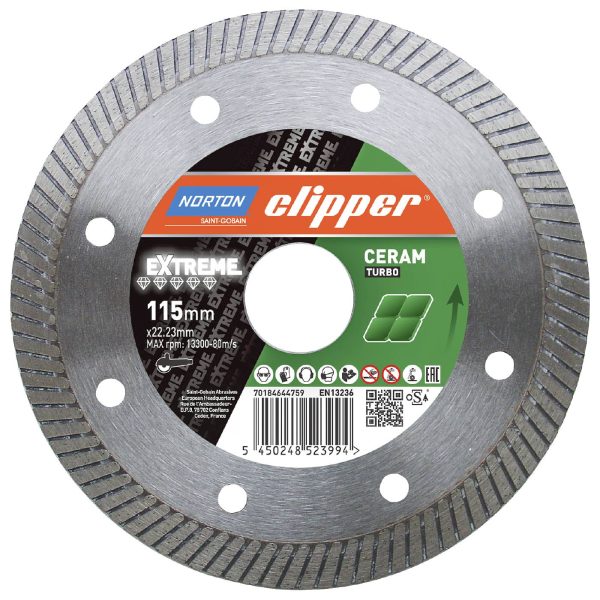 Diamantkapklinga Norton Clipper Extreme Ceramic Turbo