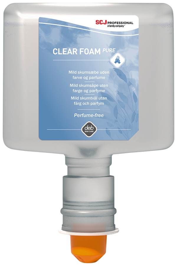 Skumtvål Deb Clear Foam Pure