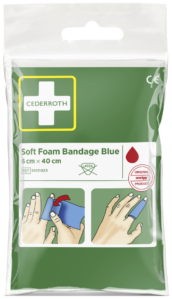 Förband Cederroth Soft Foam Bandage 6 cm x 40 cm
