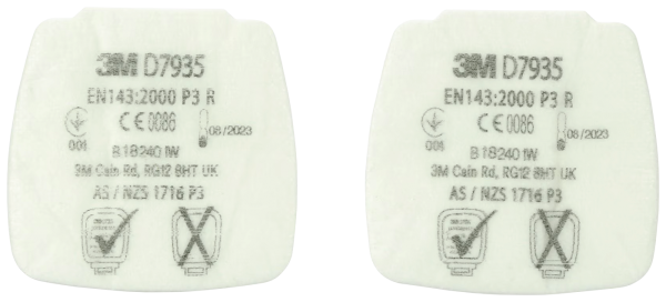 Partikelfilter 3M D7935 P3 R Secure Click