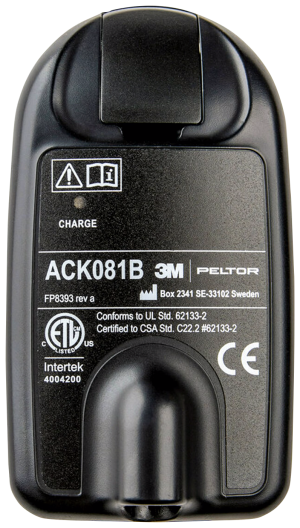 Batteri laddbart 3M Peltor ACK081/B1