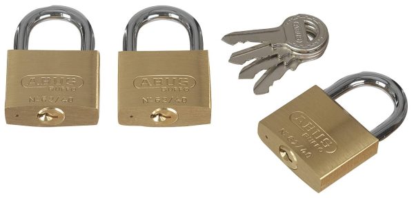 Hänglås ABUS 62/40 Trippelpack