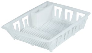 Diskställ naturvit