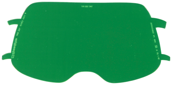 Visirglas imbehandlat 9100 FX