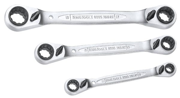 Ringspärrnyckelsats 4in1 Teng Tools 6503RX