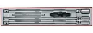 5 delars Tändstiftshylssats med 3/8''fäste. Teng Tools TTXTB05