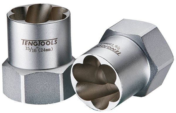 Sexkantutdragare med 1/2'' fyrkantsfäste. Teng Tools ST12319 / ST12325