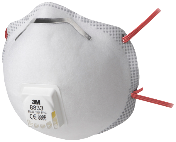 Filtrerande halvmask 3M 8833 FFP3V