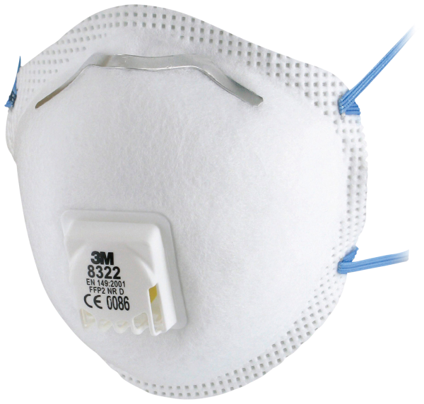 Filtrerande halvmask 3M 8322 FFP2V