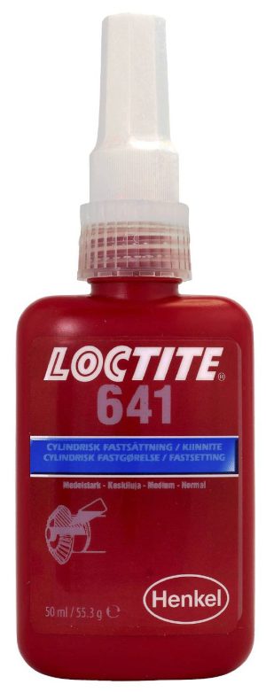 Cylindrisk fastsättning Loctite 641