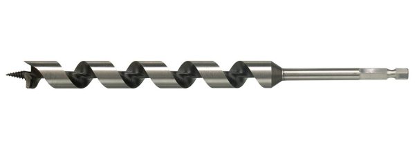 Träspiralborr med 1/4'' och 3/8'' snabbchucksfäste Luna