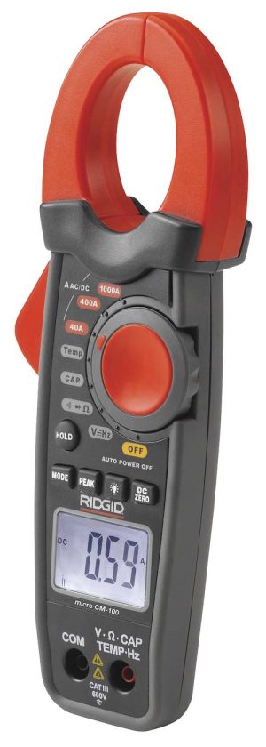 Tångamperemeter Ridgid CM-100