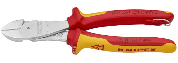 Sidavbitare 1000-volt. Knipex 74 06 200 T / 74 06 250 T