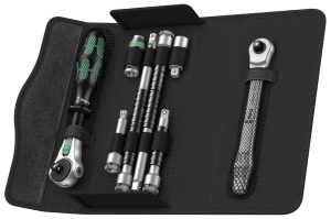 Spärrhandtagssats med 1/4'' fäste. Wera KK Zyklop MS1