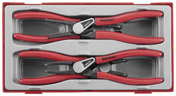 4 delars Spårringstång för in- och utvändiga spårringar Teng Tools TT474-7E
