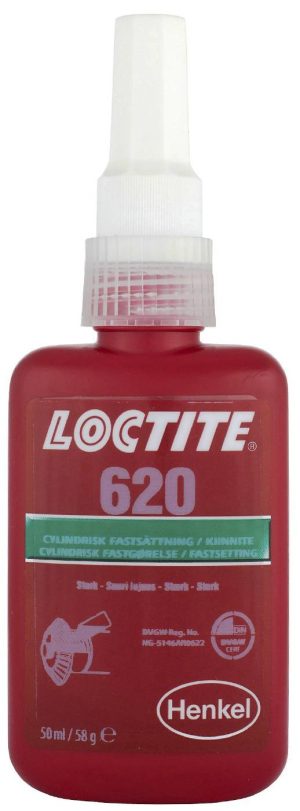 Cylindrisk fastsättning Loctite 620