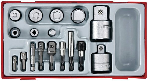 17 delars Adaptorsats Teng Tools TTADP17